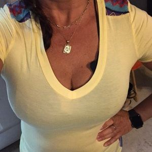 Bke crochet unique soft multi colored shirt NWTs M